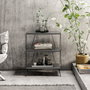 Hanah Home Mesa Lateral Antracita 46x76x30 cm